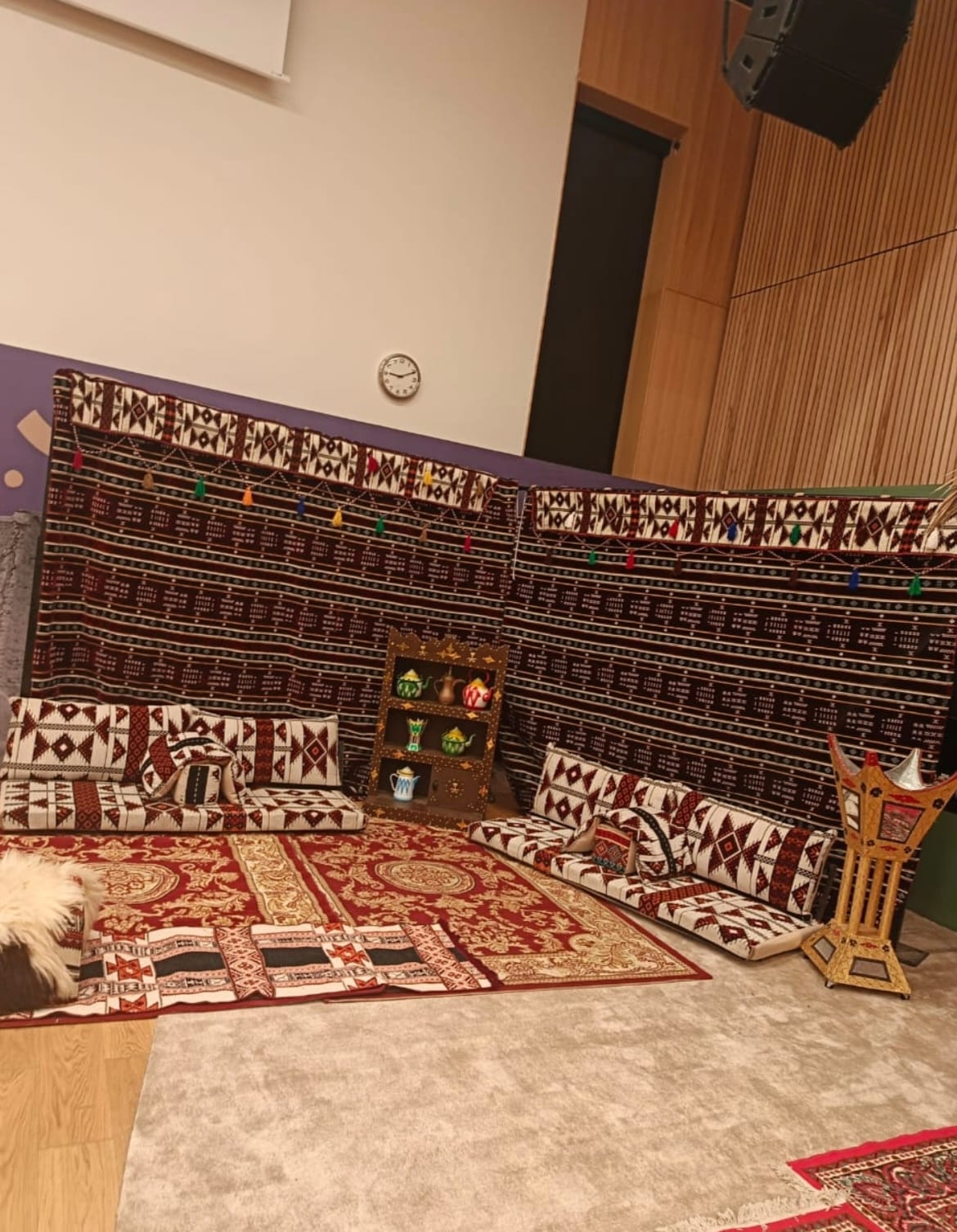 مخيم تراثي أو بيت شعر وجلسة خارجية في الرياض — لقطة أرشيفية 5 من أعمال لمسه ذوق في الرياض